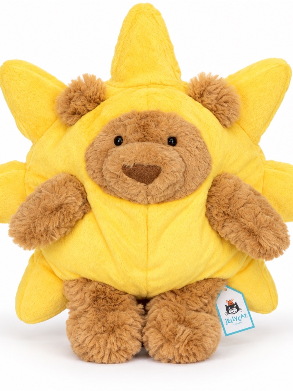 Jellycat Bartholomew Bear Sun Outfit Plush NWT